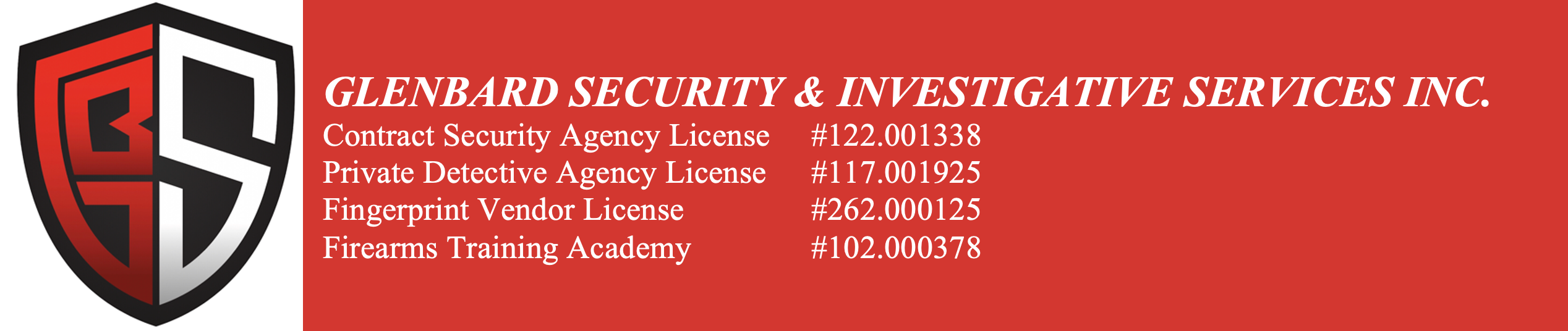 Glenbard Security Logo with License